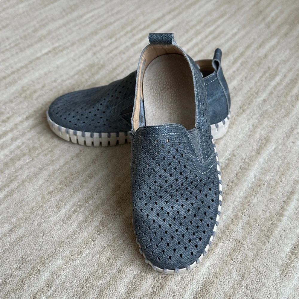 Ilse Jacobsen Tulip for Kids Sapphire Blue Sneaker Shoe Size EU 31 | US 13.5